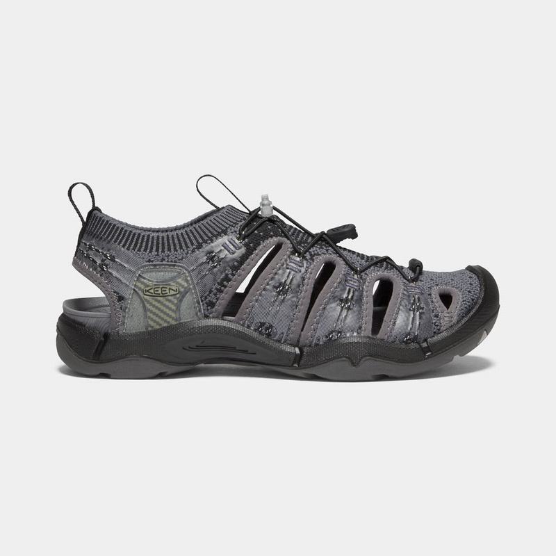 Keen Evofit One Womens Hiking Sandals Black/Grey NZ Sale (3510-TQSOF)